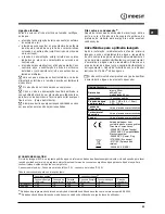 Предварительный просмотр 51 страницы Indesit DFP2631M Operating Instructions Manual