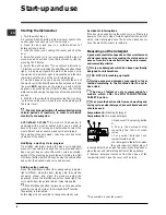 Предварительный просмотр 6 страницы Indesit DFP5731M Operating Instructions Manual