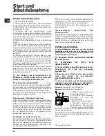 Предварительный просмотр 18 страницы Indesit DFP5731M Operating Instructions Manual