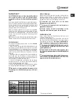 Предварительный просмотр 19 страницы Indesit DFP5731M Operating Instructions Manual