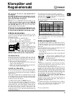 Предварительный просмотр 21 страницы Indesit DFP5731M Operating Instructions Manual