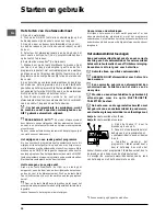 Предварительный просмотр 30 страницы Indesit DFP5731M Operating Instructions Manual