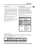 Предварительный просмотр 39 страницы Indesit DFP5731M Operating Instructions Manual