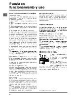 Предварительный просмотр 42 страницы Indesit DFP5731M Operating Instructions Manual