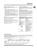 Предварительный просмотр 75 страницы Indesit DFP5731M Operating Instructions Manual