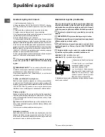 Предварительный просмотр 78 страницы Indesit DFP5731M Operating Instructions Manual