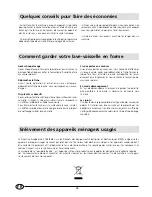 Preview for 32 page of Indesit DI 620 Instructions For Installation And Use Manual