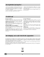 Preview for 52 page of Indesit DI 620 Instructions For Installation And Use Manual