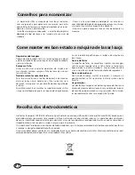 Preview for 72 page of Indesit DI 620 Instructions For Installation And Use Manual