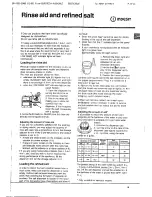 Preview for 8 page of Indesit DI 623 Instruction Booklet