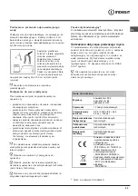 Preview for 69 page of Indesit DIF 04 Installation Manual