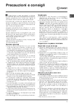 Предварительный просмотр 3 страницы Indesit DIF 04B1 Operating Instructions Manual