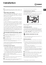 Предварительный просмотр 19 страницы Indesit DIF 04B1 Operating Instructions Manual