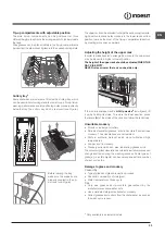 Предварительный просмотр 23 страницы Indesit DIF 04B1 Operating Instructions Manual