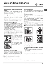 Предварительный просмотр 27 страницы Indesit DIF 04B1 Operating Instructions Manual