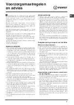 Предварительный просмотр 31 страницы Indesit DIF 04B1 Operating Instructions Manual