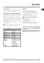 Предварительный просмотр 33 страницы Indesit DIF 04B1 Operating Instructions Manual