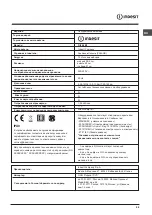 Предварительный просмотр 59 страницы Indesit DIF 04B1 Operating Instructions Manual