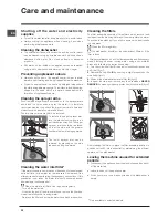 Preview for 32 page of Indesit DIF 14B1 Operating Instructions Manual