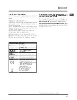 Preview for 35 page of Indesit DIF 14B1 Operating Instructions Manual