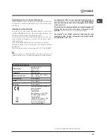 Preview for 45 page of Indesit DIF 14B1 Operating Instructions Manual