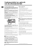 Preview for 50 page of Indesit DIF 14B1 Operating Instructions Manual