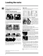 Предварительный просмотр 6 страницы Indesit DIF 16 Operating Instructions Manual