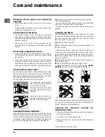 Предварительный просмотр 10 страницы Indesit DIF 1614 Operating Instructions Manual