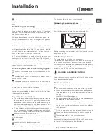 Предварительный просмотр 5 страницы Indesit DIF 16B1 Operating Instructions Manual