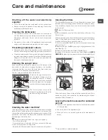 Предварительный просмотр 13 страницы Indesit DIF 16B1 Operating Instructions Manual