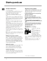 Предварительный просмотр 6 страницы Indesit DIF 26 A Operating Instructions Manual