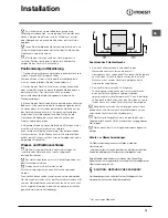 Предварительный просмотр 13 страницы Indesit DIF 26 A Operating Instructions Manual