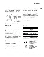 Предварительный просмотр 25 страницы Indesit DIF 26 A Operating Instructions Manual