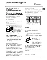 Предварительный просмотр 41 страницы Indesit DIF 26 A Operating Instructions Manual