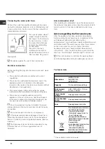 Preview for 14 page of Indesit DIF 36 Operating Instructions Manual