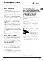 Preview for 17 page of Indesit DIF 36 Operating Instructions Manual