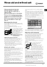 Preview for 19 page of Indesit DIF 36 Operating Instructions Manual