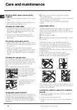 Preview for 20 page of Indesit DIF 36 Operating Instructions Manual