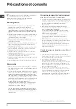 Preview for 32 page of Indesit DIF 36 Operating Instructions Manual