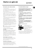 Preview for 39 page of Indesit DIF 36 Operating Instructions Manual