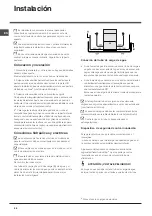 Preview for 46 page of Indesit DIF 36 Operating Instructions Manual