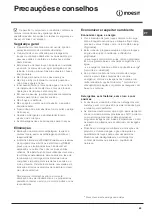 Preview for 65 page of Indesit DIF 36 Operating Instructions Manual