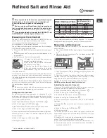 Предварительный просмотр 15 страницы Indesit DIFP 18B1 Operating Instructions Manual