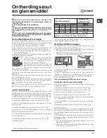 Предварительный просмотр 37 страницы Indesit DIFP 18B1 Operating Instructions Manual