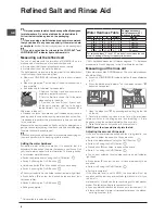 Предварительный просмотр 8 страницы Indesit DIFP 28T9 Operating Instructions Manual