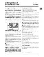 Предварительный просмотр 11 страницы Indesit DIFP 28T9 Operating Instructions Manual