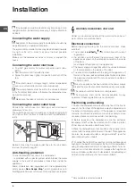 Preview for 6 page of Indesit DIFP 4367 Operating Instructions Manual