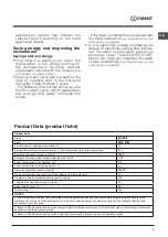 Предварительный просмотр 3 страницы Indesit DIFP 8T96 Operating Instructions Manual