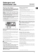 Предварительный просмотр 11 страницы Indesit DIFP 8T96 Operating Instructions Manual