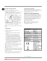 Предварительный просмотр 36 страницы Indesit DIFP48 Operating Instructions Manual